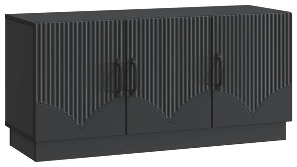 TV szekrény Fekete 99 x 34,5 x 47 cm Szerelt Fa