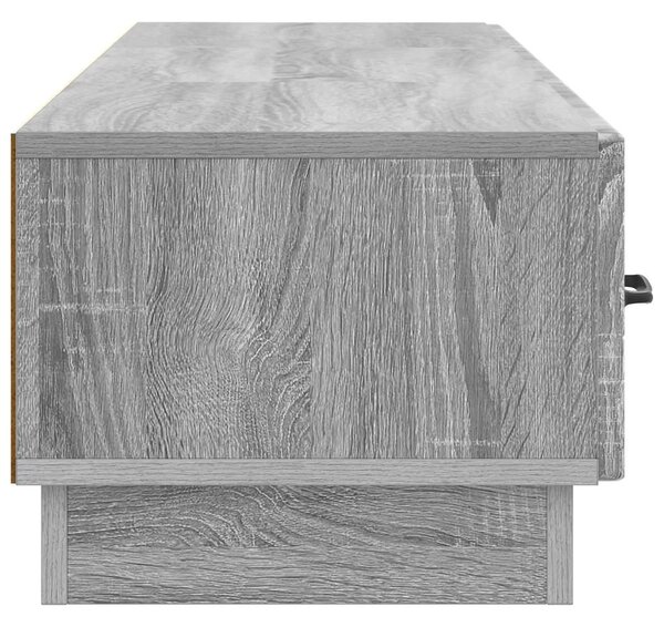 TV szekrény fiókkal Szürke Sonoma 147 x 34,5 x 27 cm Szerelt Fa