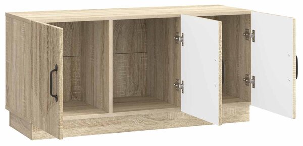 TV szekrény Sonoma Tölgy 99 x 34,5 x 47 cm Szerelt Fa