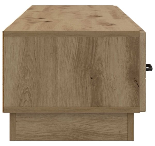 TV szekrény 147 x 34,5 x 27 cm Kézműves Tölgy Szerelt Fa