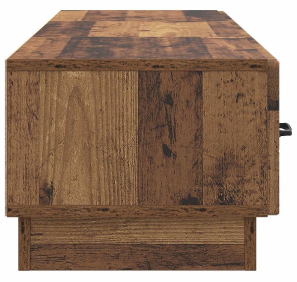 TV szekrény fiókkal Antik Fa 147 x 34,5 x 27 cm Szerelt Fa