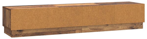 TV szekrény fiókkal Antik Fa 147 x 34,5 x 27 cm Szerelt Fa
