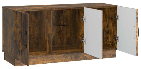 TV szekrény Füstös Tölgy 99 x 34,5 x 47 cm Szerelt Fa