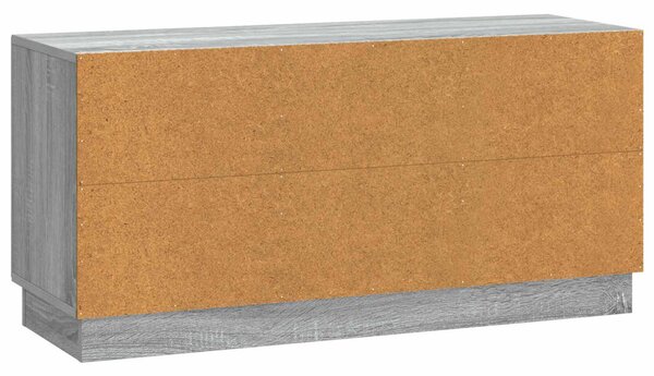 TV szekrény Szürke Sonoma 99 x 34,5 x 47 cm Szerelt Fa