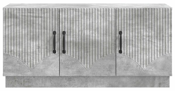 TV szekrény Betonszürke 99 x 34,5 x 47 cm Szerelt Fa