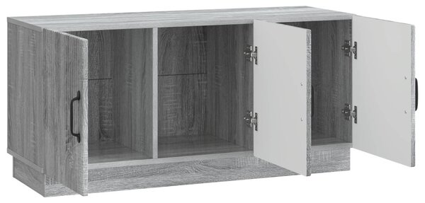 TV szekrény Szürke Sonoma 99 x 34,5 x 47 cm Szerelt Fa