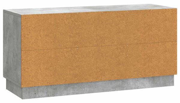 TV szekrény Betonszürke 99 x 34,5 x 47 cm Szerelt Fa