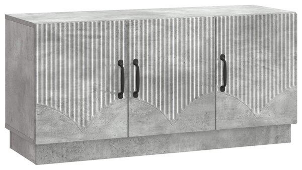 TV szekrény Betonszürke 99 x 34,5 x 47 cm Szerelt Fa