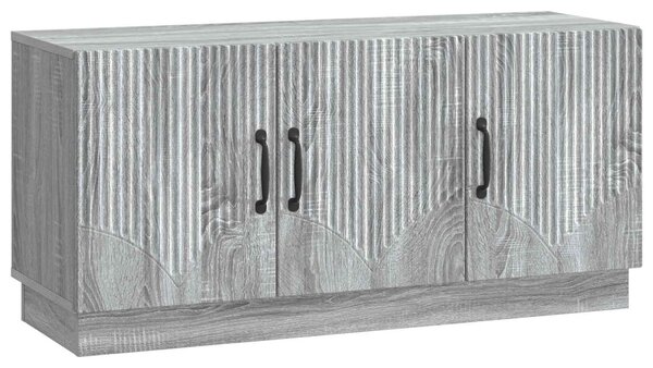 TV szekrény Szürke Sonoma 99 x 34,5 x 47 cm Szerelt Fa