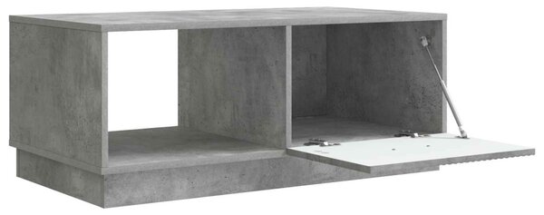 Dohányzóasztal Betonszürke 90 x 50 x 37 cm Szerelt Fa