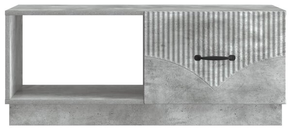 Dohányzóasztal Betonszürke 90 x 50 x 37 cm Szerelt Fa