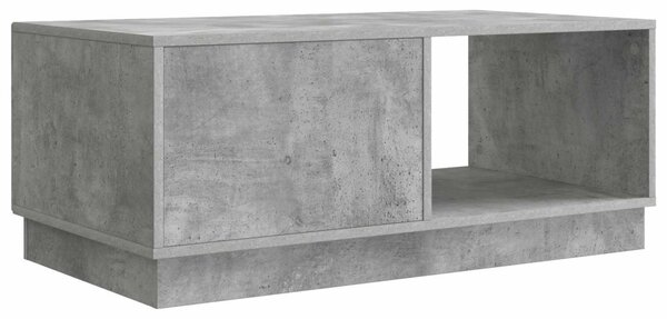 Dohányzóasztal Betonszürke 90 x 50 x 37 cm Szerelt Fa