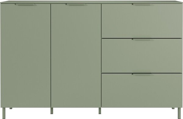 Zöld matt komód 151x98x40 cm Savoca – Germania