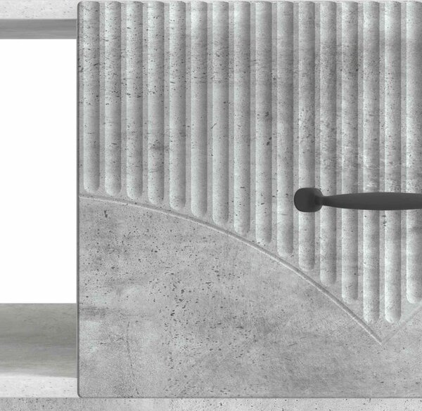 Dohányzóasztal Betonszürke 90 x 50 x 37 cm Szerelt Fa