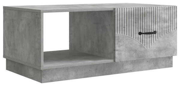 Dohányzóasztal Betonszürke 90 x 50 x 37 cm Szerelt Fa