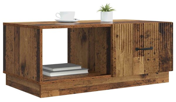 Dohányzóasztal Antik Fa 90 x 50 x 37 cm Szerelt Fa