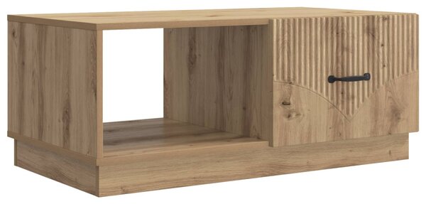 Dohányzóasztal Kézműves Tölgy 90 x 50 x 37 cm Szerelt Fa