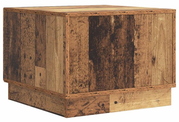 Dohányzóasztal fiókkal Antik Fa 49 x 50 x 37 cm Szerelt Fa