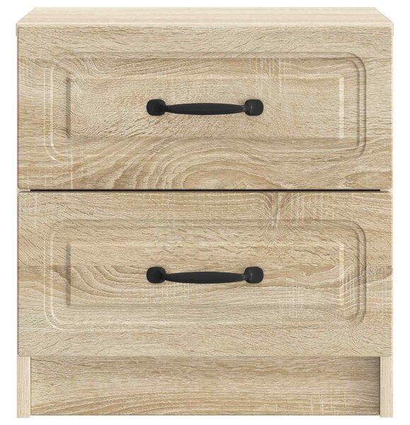 Éjjeliszekrény 2 db Sonoma Tölgy 43 x 34,5 x 44,5 cm Szerelt Fa