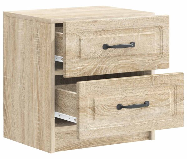 Éjjeliszekrény 2 db Sonoma Tölgy 43 x 34,5 x 44,5 cm Szerelt Fa