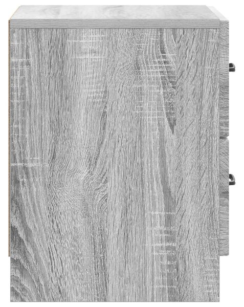 Éjjeliszekrény Szürke Sonoma 43 x 34,5 x 44,5 cm Szerelt Fa