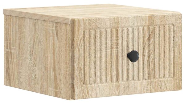 Fali éjjeli szekrény 2 db Sonoma Tölgy 33 x 34,5 x 20 cm