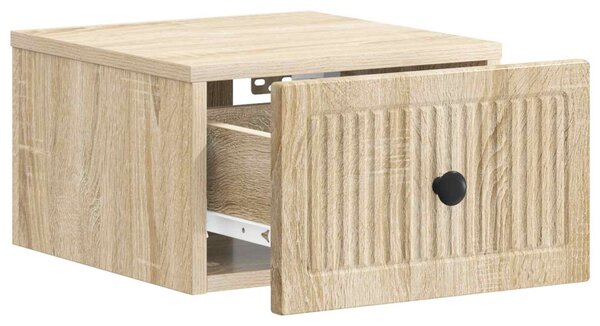 Fali éjjeli szekrény 2 db Sonoma Tölgy 33 x 34,5 x 20 cm