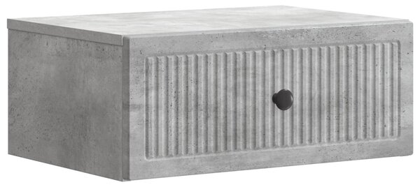 Éjjeliszekrény 2 db Betonszürke 49 x 34,5 x 20 cm Szerelt Fa