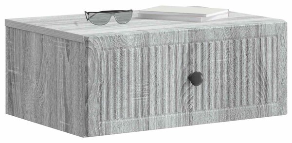 Éjjeliszekrény 2 db Szürke Sonoma 49 x 34,5 x 20 cm Szerelt Fa