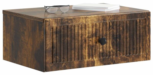 Éjjeliszekrény 2 db Füstös Tölgy 49 x 34,5 x 20 cm Szerelt Fa