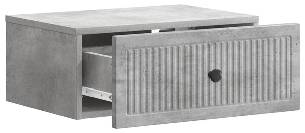 Éjjeliszekrény 2 db Betonszürke 49 x 34,5 x 20 cm Szerelt Fa