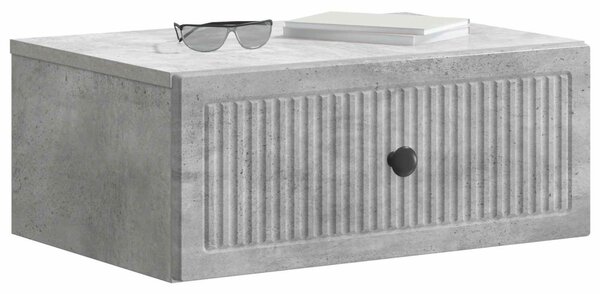 Éjjeliszekrény 2 db Betonszürke 49 x 34,5 x 20 cm Szerelt Fa