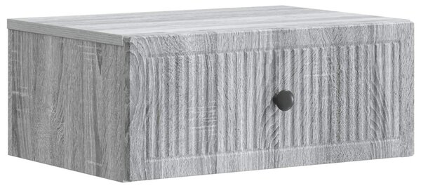 Éjjeliszekrény 2 db Szürke Sonoma 49 x 34,5 x 20 cm Szerelt Fa