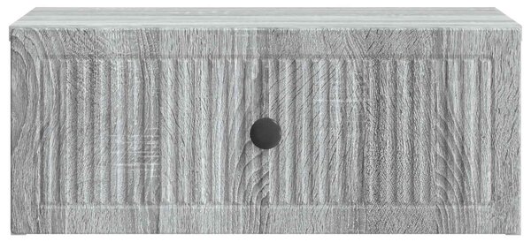 Éjjeliszekrény 2 db Szürke Sonoma 49 x 34,5 x 20 cm Szerelt Fa