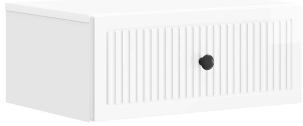 Éjjeliszekrény 2 db Magasfényű Fehér 49 x 34,5 x 20 cm