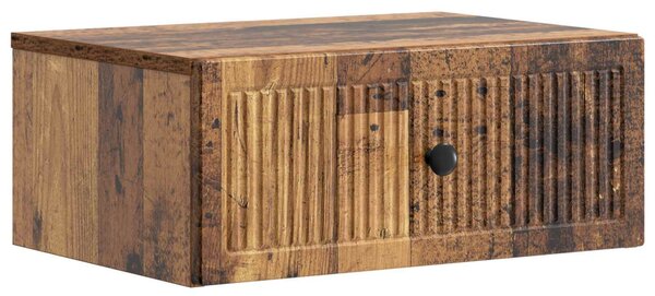 Éjjeliszekrény fiókkal Antik Fa 49 x 34,5 x 20 cm Szerelt Fa
