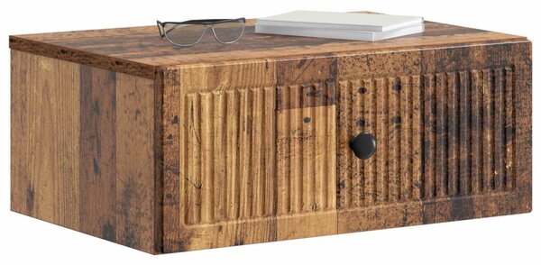 Éjjeliszekrény fiókkal Antik Fa 49 x 34,5 x 20 cm Szerelt Fa