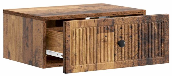 Éjjeliszekrény fiókkal Antik Fa 49 x 34,5 x 20 cm Szerelt Fa