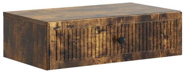 Fali oldaltábla Füstös Tölgy 59 x 34,5 x 17 cm Szerelt Fa