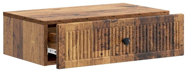 Fali oldaltábla Antik Fa 59 x 34,5 x 17 cm Szerelt Fa