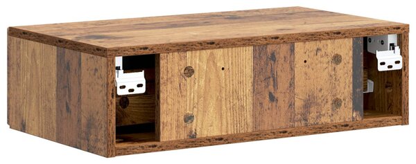Fali oldaltábla Antik Fa 59 x 34,5 x 17 cm Szerelt Fa