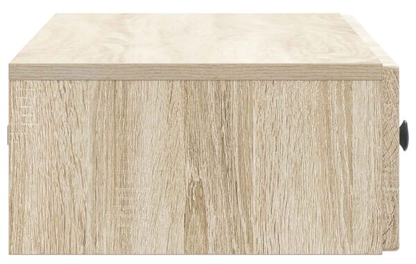 Fali oldaltábla Sonoma Tölgy 87,5 x 34,5 x 17 cm Szerelt Fa