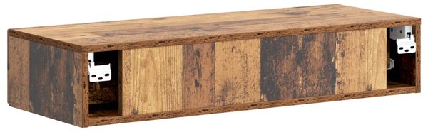 Fali oldaltábla Antik Fa 87,5 x 34,5 x 17 cm Szerelt Fa