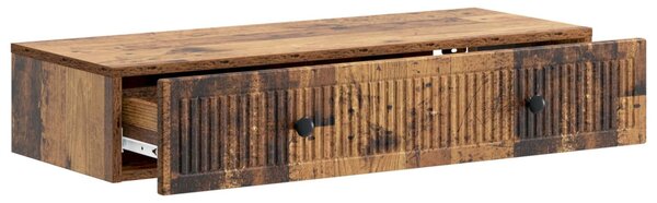 Fali oldaltábla Antik Fa 87,5 x 34,5 x 17 cm Szerelt Fa