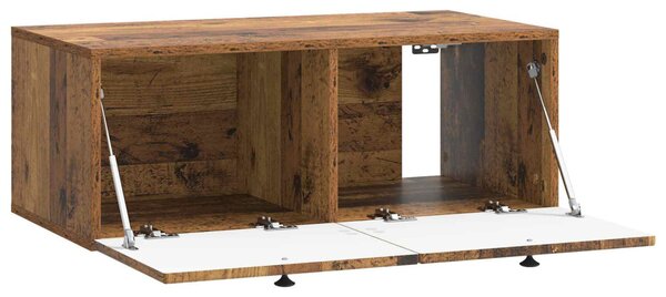 Fali TV szekrény Antik Fa 78,5 x 41 x 30 cm Szerelt Fa