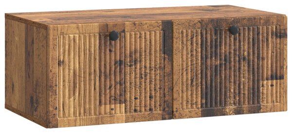 Fali TV szekrény Antik Fa 78,5 x 41 x 30 cm Szerelt Fa