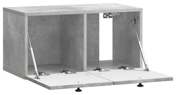 Fali TV szekrény Betonszürke 59,5 x 31 x 30 cm Szerelt Fa