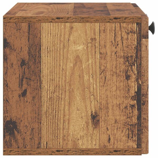 Fali TV szekrény Antik Fa 59,5 x 31 x 30 cm Szerelt Fa