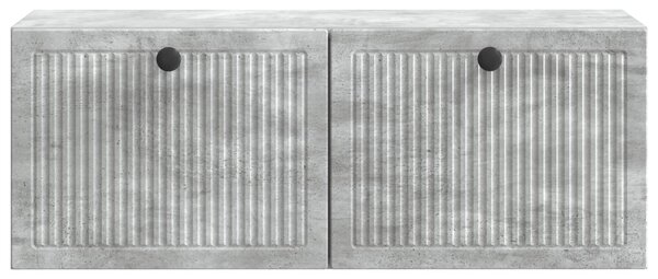 Fali TV szekrény Betonszürke 78,5 x 31 x 30 cm Szerelt Fa