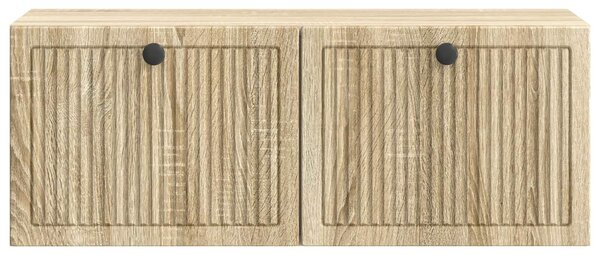 Fali TV szekrény Sonoma Tölgy 78,5 x 31 x 30 cm Szerelt Fa